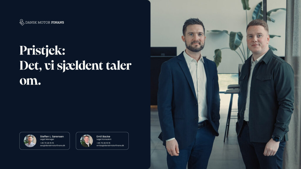 Pristjek billede af vores 2 legal ansatte hos dansk motor finans
